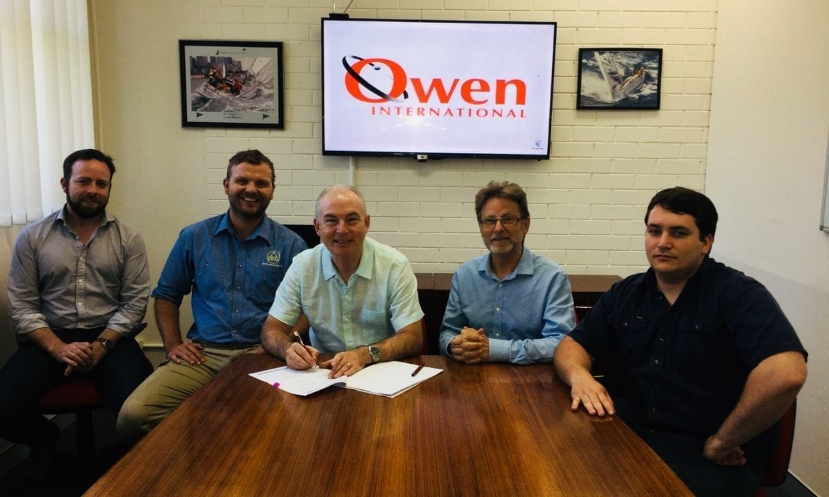 AGI and Owen International MOU signing Aeronautical & General Instruments (AGI) Ltd and Owen International MOU signing
