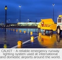 CALKIT being used as an emergency runway